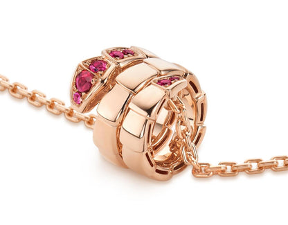 [Perla Lux]SERPENTI PEDANT NECKLACE