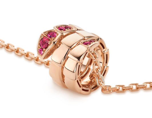 [Perla Lux]SERPENTI PEDANT NECKLACE