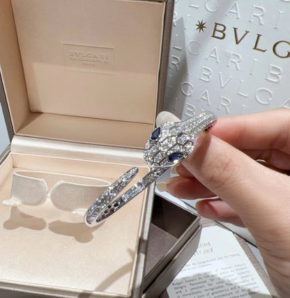 [Perla Lux]HAUTE COUTURE SILVER SERPENTI BRACELET