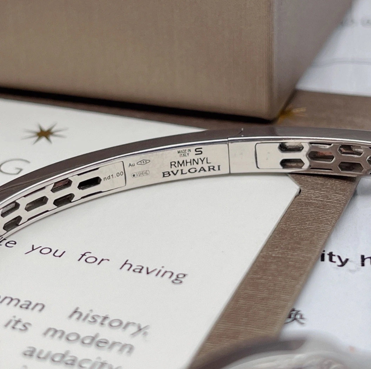 [Perla Lux]HAUTE COUTURE SILVER SERPENTI BRACELET