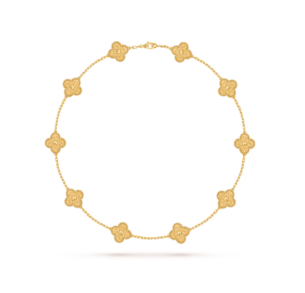 [Perla Lux]CLOVERS THE 10-MOTIFS NECKLACE