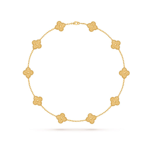 [Perla Lux]CLOVERS THE 10-MOTIFS NECKLACE
