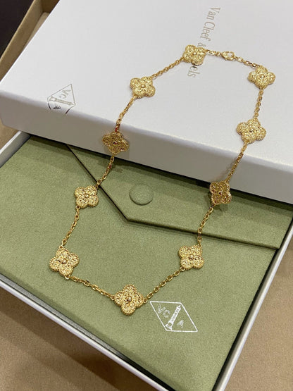 [Perla Lux]CLOVERS THE 10-MOTIFS NECKLACE