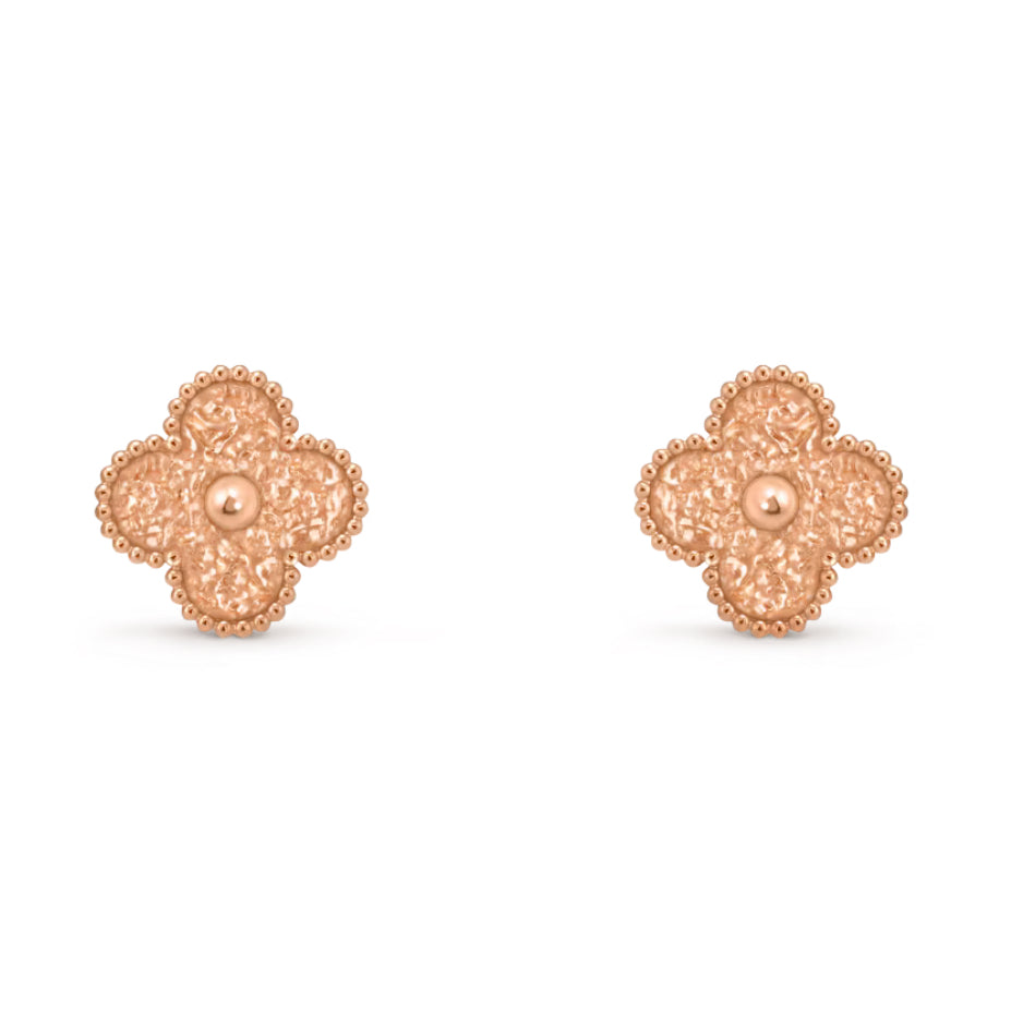 [Perla Lux]CLOVER MEDIUM 1 MOTIFS LAVA EARRINGS
