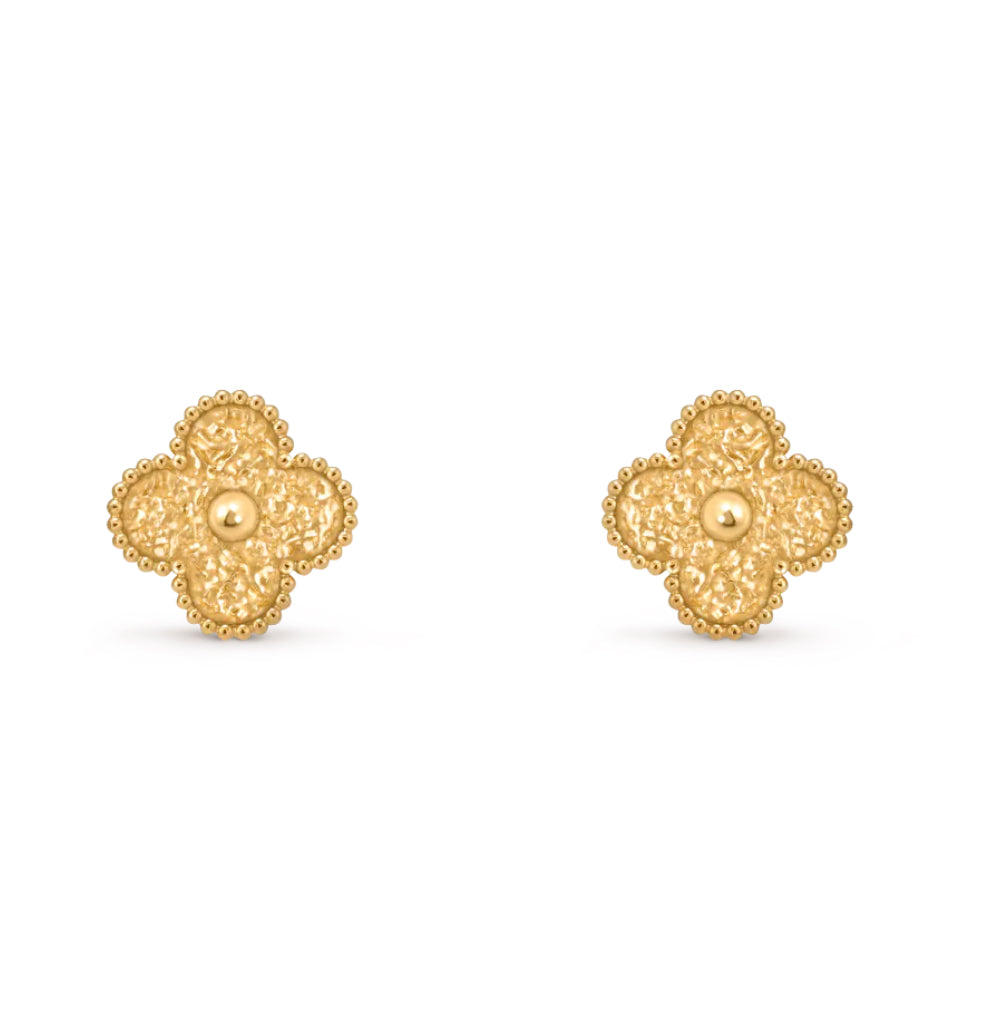 [Perla Lux]CLOVER MEDIUM 1 MOTIFS LAVA EARRINGS