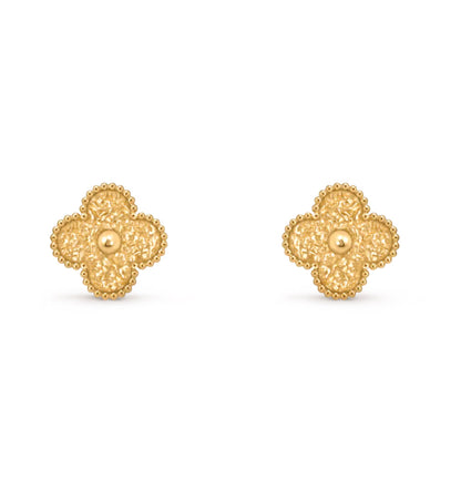[Perla Lux]CLOVER MEDIUM 1 MOTIFS LAVA EARRINGS