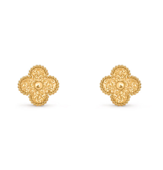[Perla Lux]CLOVER MEDIUM 1 MOTIFS LAVA EARRINGS