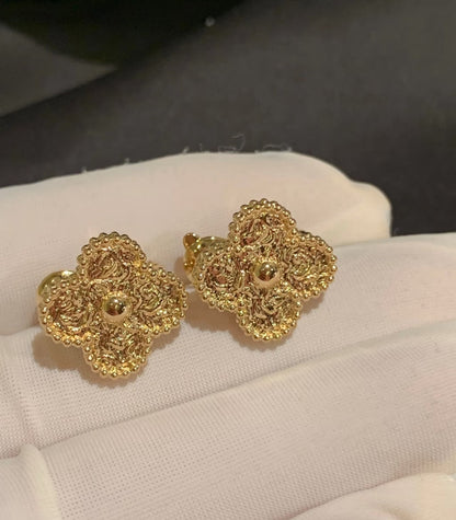 [Perla Lux]CLOVER MEDIUM 1 MOTIFS LAVA EARRINGS