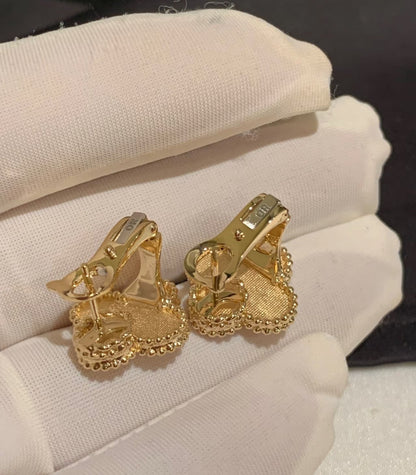 [Perla Lux]CLOVER MEDIUM 1 MOTIFS LAVA EARRINGS