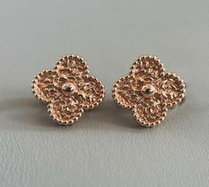 [Perla Lux]CLOVER MEDIUM 1 MOTIFS LAVA EARRINGS