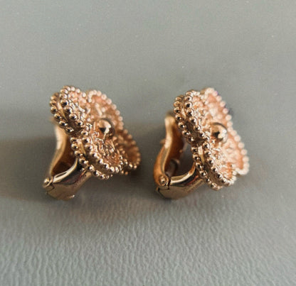 [Perla Lux]CLOVER MEDIUM 1 MOTIFS LAVA EARRINGS