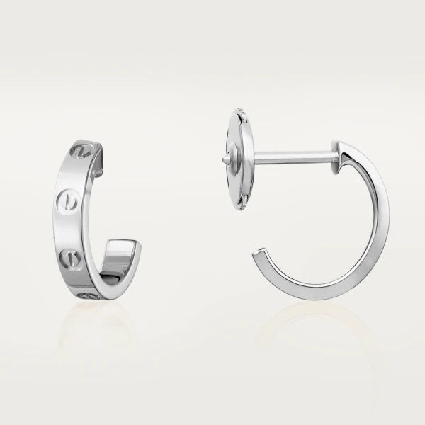 [Perla Lux]LOVE EARRINGS 2.65MM SILVER