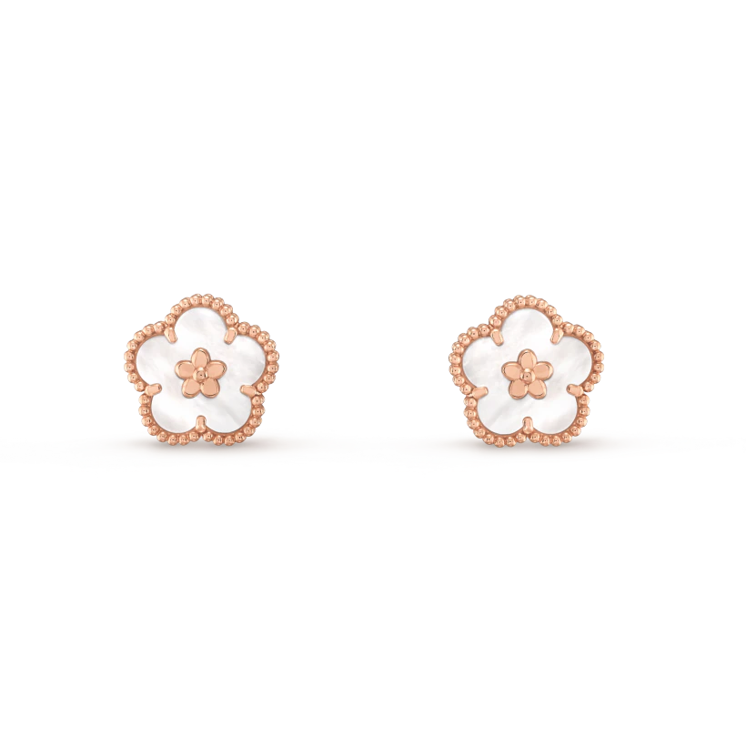 [Perla Lux]LUCKY WHITE MOP EARRINGS