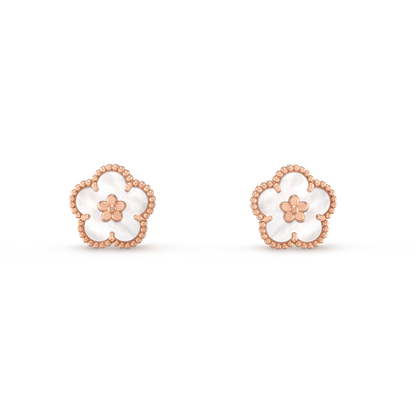 [Perla Lux]LUCKY WHITE MOP EARRINGS