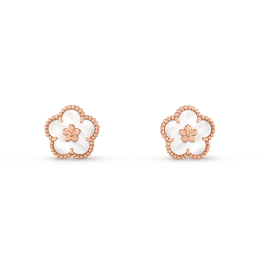 [Perla Lux]LUCKY WHITE MOP EARRINGS
