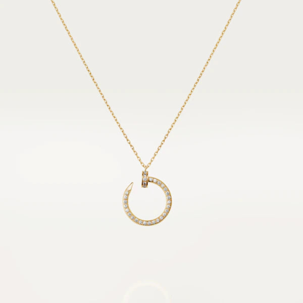 [Perla Lux]JUSTE NECKLACE GOLD DIAMONDS