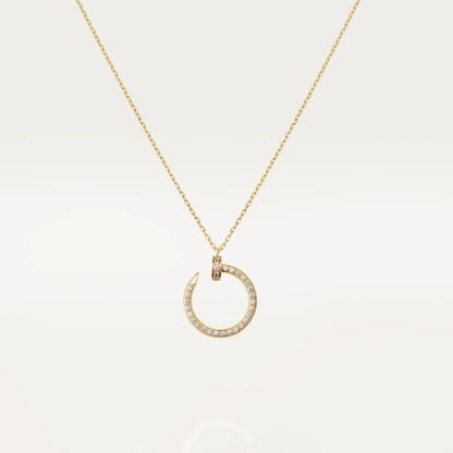 [Perla Lux]JUSTE NECKLACE GOLD DIAMONDS