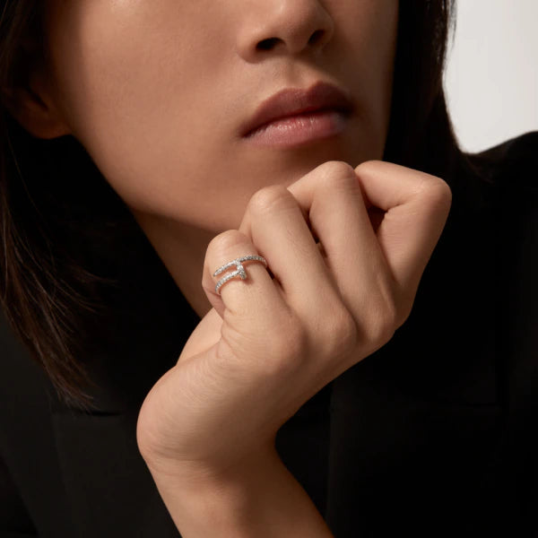 [Perla Lux]JUSTE RING 1.8MM SILVER DIAMONDS
