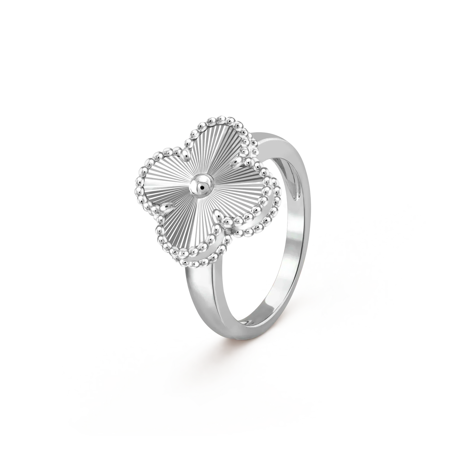 [Perla Lux]CLOVER SILVER RING