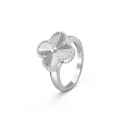 [Perla Lux]CLOVER SILVER RING