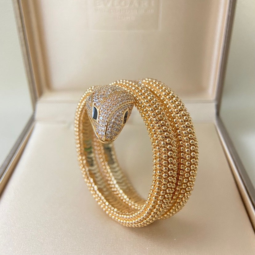 [Perla Lux]HAUTE COUTURE  ROSE GOLD SERPENTI BRACELET