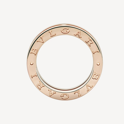 [Perla Lux]ZERO 1 ONE-BAND PAVED DIAMONDS ON THE SPIRAL RING