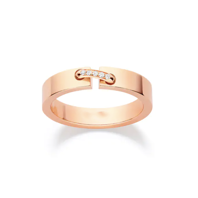 [Perla Lux]ALLIANCE LIENS VIDENCE DIAMOND 4MM RING