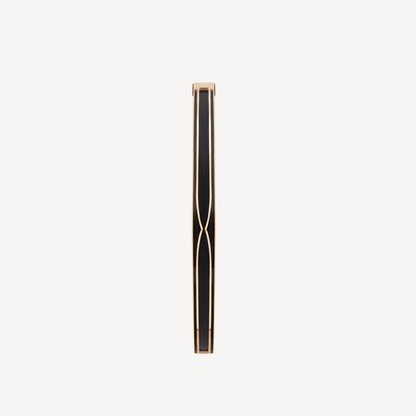 [Perla Lux]ZERO 1 PINK GOLD WITH MATTE BLACK CERAMIC BRACELET