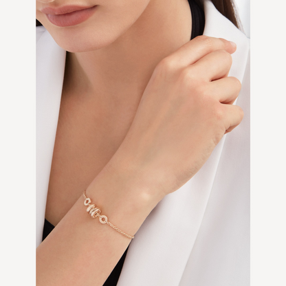 [Perla Lux]ZERO 1 SOFT PINK GOLD BRACELET