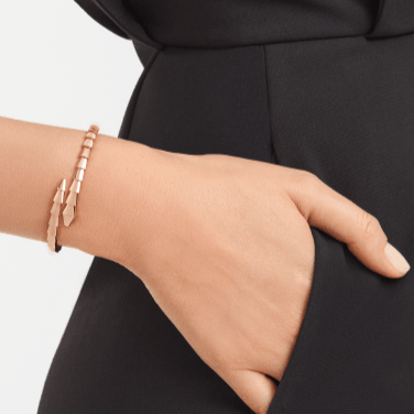 [Perla Lux]SERPENTI VIPER PINK GOLD BRACELET