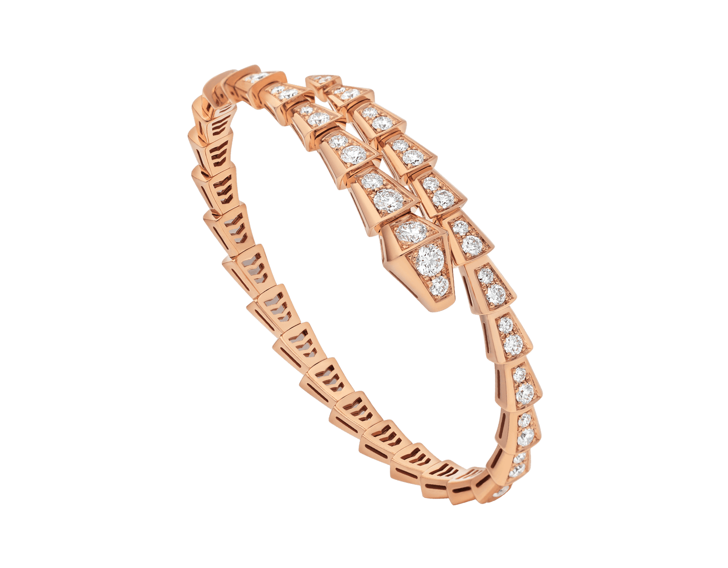 [Perla Lux]SERPENTI BRACELET 6.8MM PINK GOLD DIAMOND