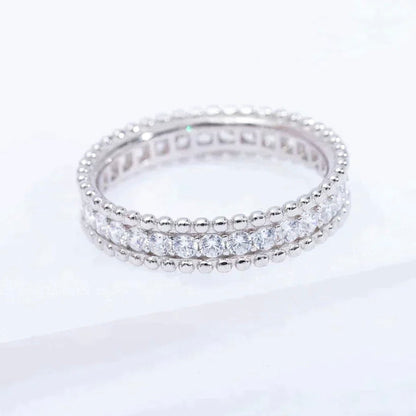 [Perla Lux]PERLEE DIAMOND SILVER RING