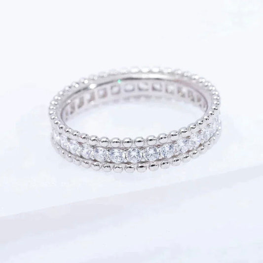 [Perla Lux]PERLEE DIAMOND SILVER RING
