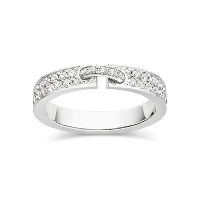 [Perla Lux]ALLIANCE LIENS VIDENCE PAVED DIAMOND 4MM RING