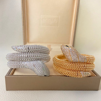[Perla Lux]HAUTE COUTURE  ROSE GOLD SERPENTI BRACELET