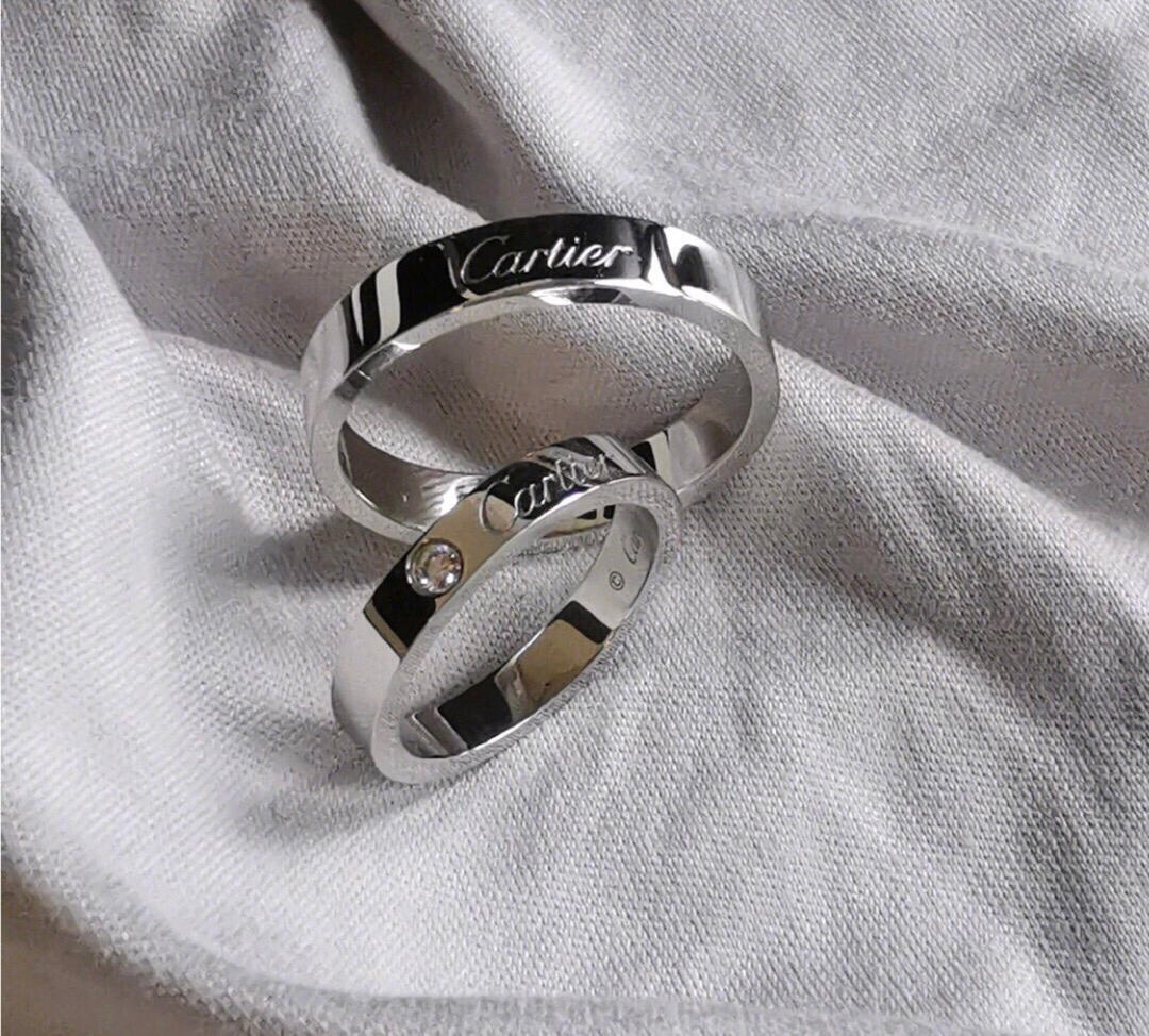 [Perla Lux]C PLATINUM 1 DIAMOND RING