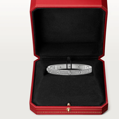 [Perla Lux]LOVE BRACELET 6.1MM DIAMOND-PAVED 10 BIG DIAMONDS
