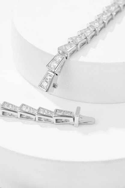 [Perla Lux]SERPENTI NECKLACE SILVER DIAMOND