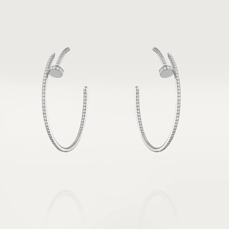[Perla Lux]JUSTE EARRINGS FULL DIAMONDS 1.8MM