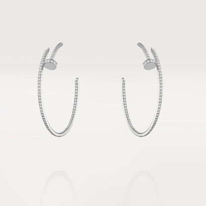 [Perla Lux]JUSTE EARRINGS FULL DIAMONDS 1.8MM