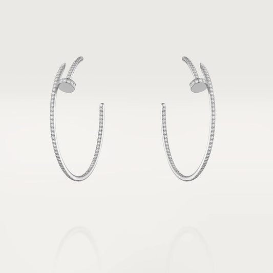 [Perla Lux]JUSTE EARRINGS FULL DIAMONDS 1.8MM