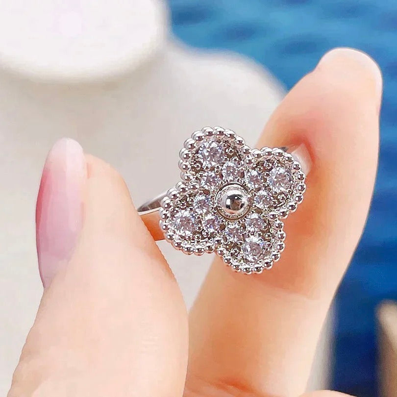 [Perla Lux]CLOVER DIAMOND RING