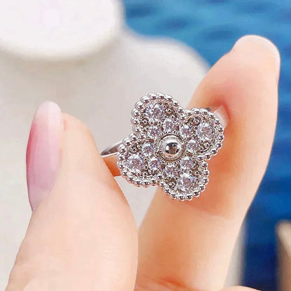 [Perla Lux]CLOVER DIAMOND RING