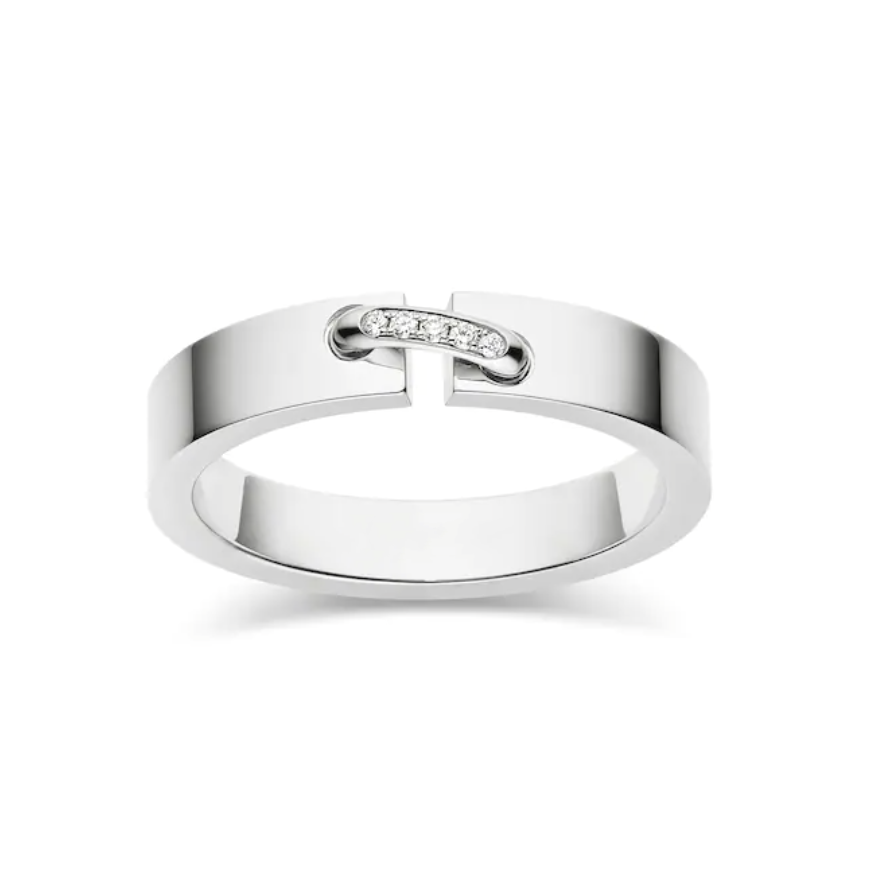 [Perla Lux]ALLIANCE LIENS VIDENCE DIAMOND 4MM RING