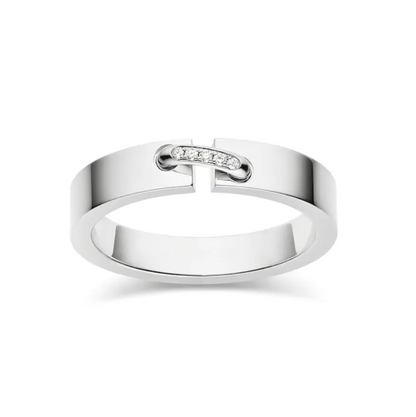 [Perla Lux]ALLIANCE LIENS VIDENCE DIAMOND 4MM RING