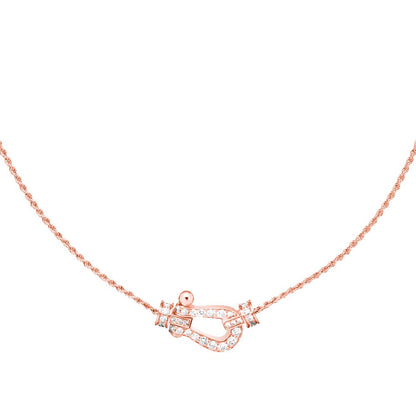 [Perla Lux]FORCE 10 PINK GOLD DIAMOND NECKLACE