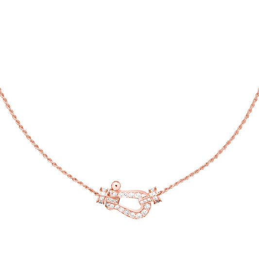[Perla Lux]FORCE 10 PINK GOLD DIAMOND NECKLACE