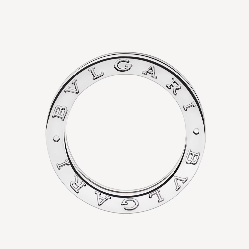 [Perla Lux]ZERO 1 ONE-BAND PAVED DIAMONDS ON THE SPIRAL RING