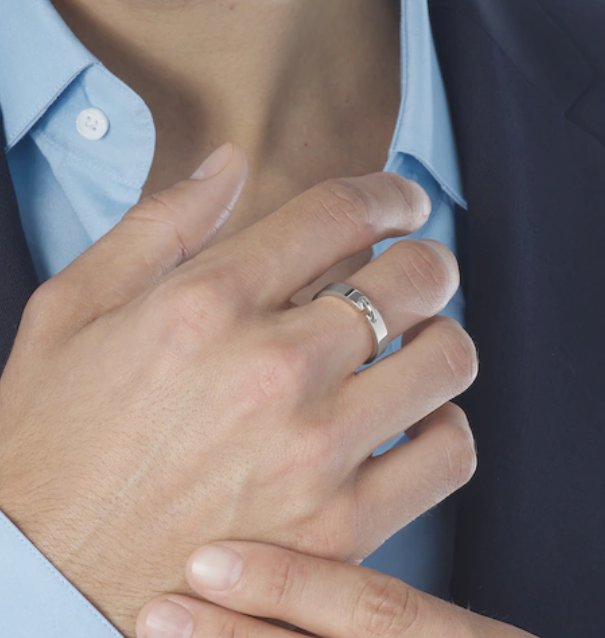 [Perla Lux]ALLIANCE LIENS VIDENCE 4MM RING