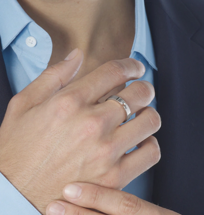 [Perla Lux]ALLIANCE LIENS VIDENCE 4MM RING